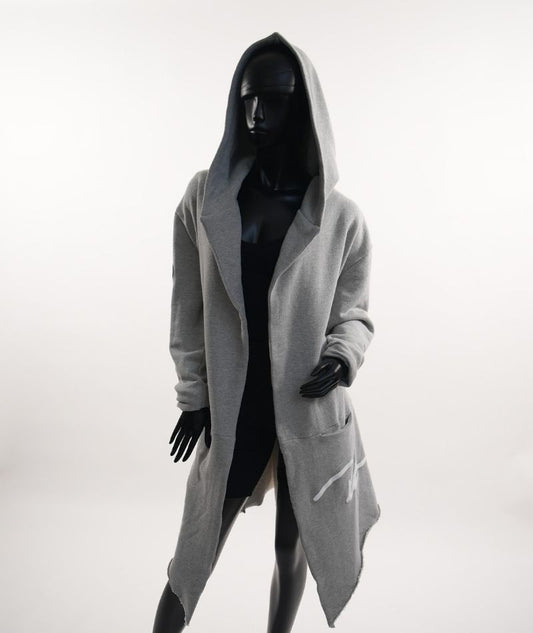 RHO Cape-Coat (OVERSIZED) Grey [Unisex]